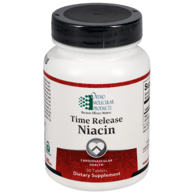 Ortho Molecular Time Release Niacin 90 Tablets - The Oasis of Health