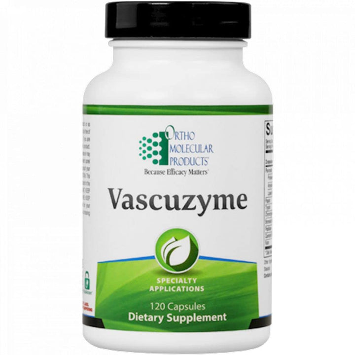 Ortho Molecular Vascuzyme 120 Capsules - B09MZDWCPW - The Oasis of Health