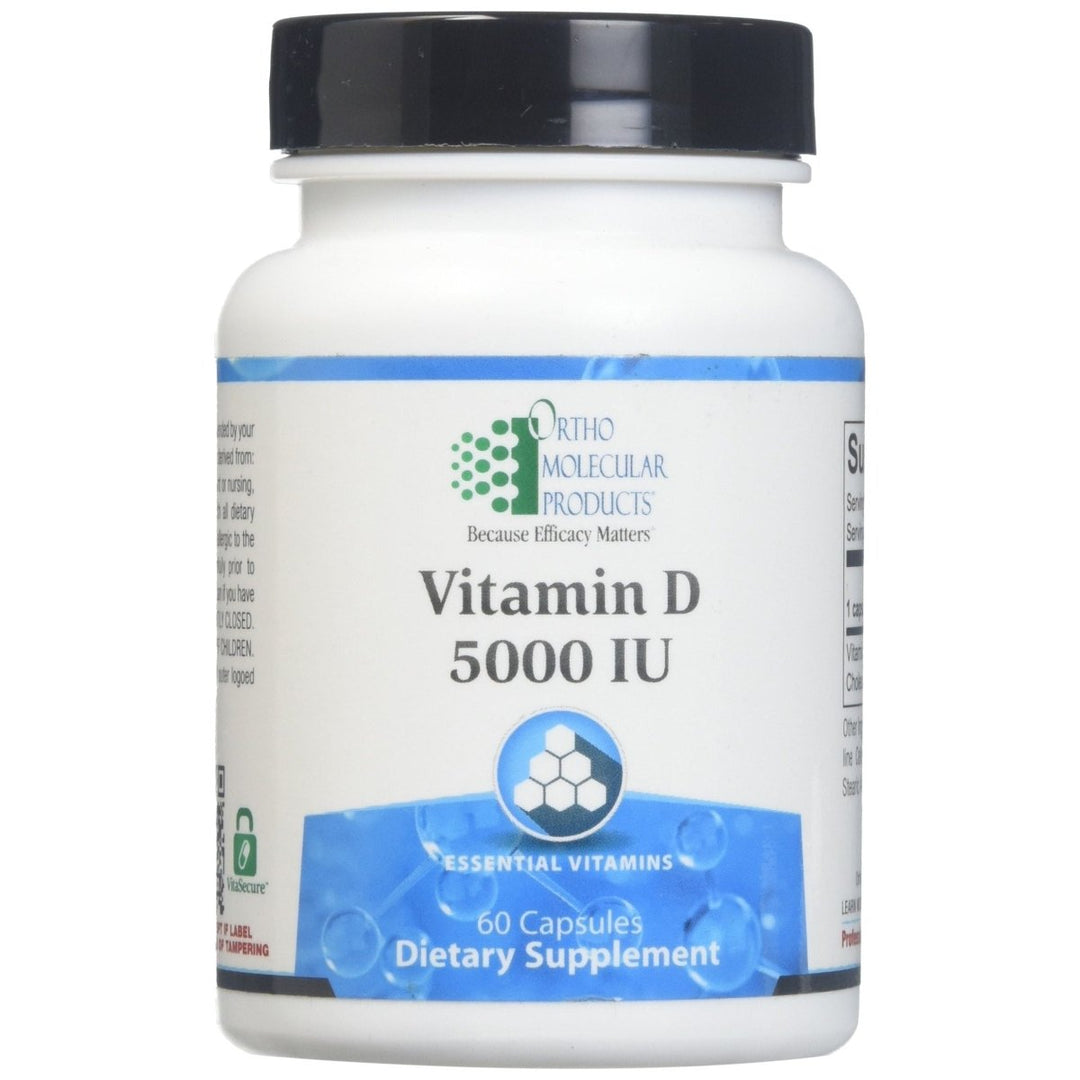 Ortho Molecular - Vitamin D, 5000 iu - 60 Capsules - The Oasis of Health