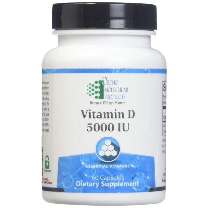 Ortho Molecular - Vitamin D, 5000 iu - 60 Capsules - The Oasis of Health