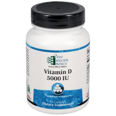Ortho Molecular Vitamin D 5,000 IU 60 Capsules - The Oasis of Health