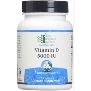 Ortho Molecular Vitamin D 5,000 IU 60 Capsules - The Oasis of Health