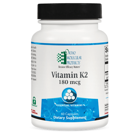 Ortho Molecular Vitamin K2 180 mcg 60 Vcaps - The Oasis of Health