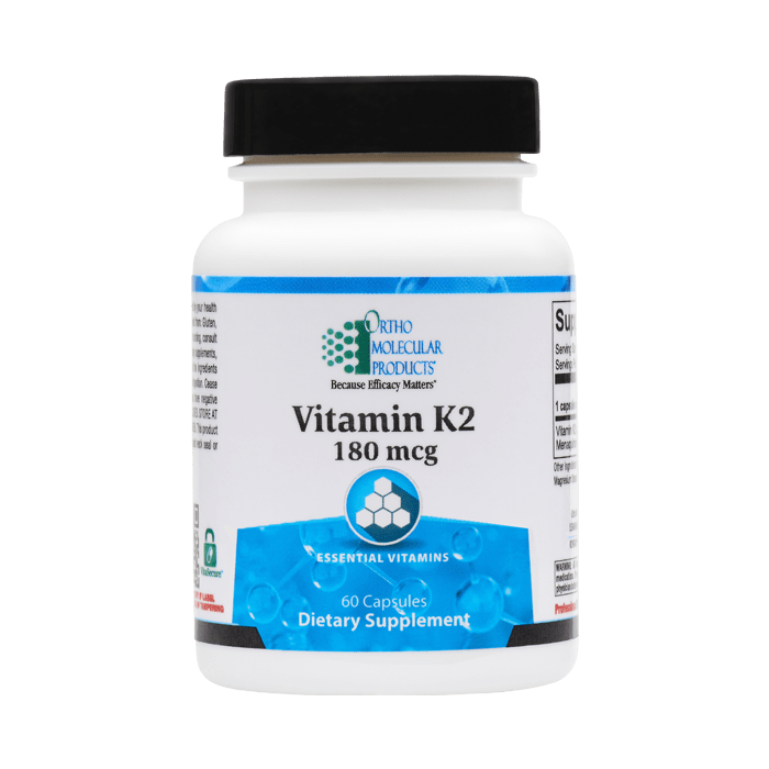 Ortho Molecular Vitamin K2 180 mcg 60 Vcaps - The Oasis of Health