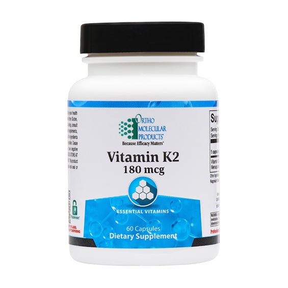 Ortho Molecular Vitamin K2 180 mcg 60 Vcaps - The Oasis of Health
