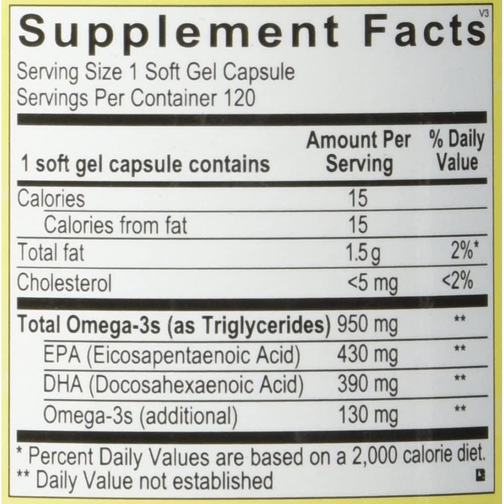 Orthomega 820 Capsules - New Formulation - 60 Softgel Capsules - The Oasis of Health