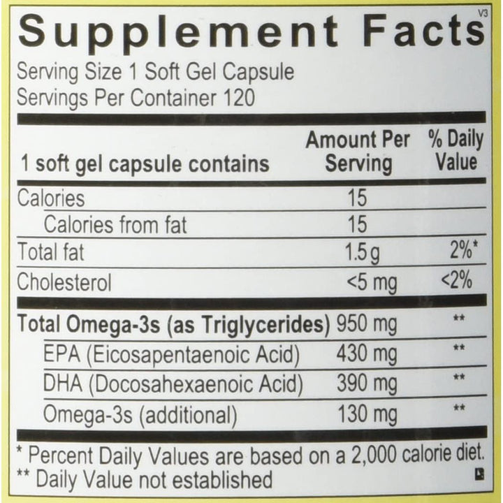 Orthomega 820 Capsules - New Formulation - 60 Softgel Capsules - The Oasis of Health