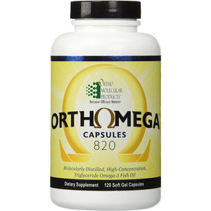 Orthomega 820 Capsules - New Formulation - 60 Softgel Capsules - The Oasis of Health