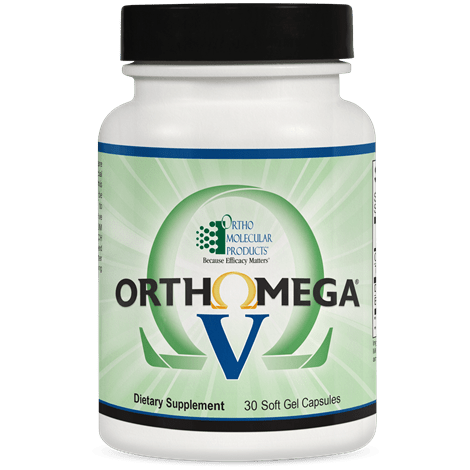 Orthomega® V Ortho Molecular Products 30 Soft Gel Capsules - The Oasis of Health