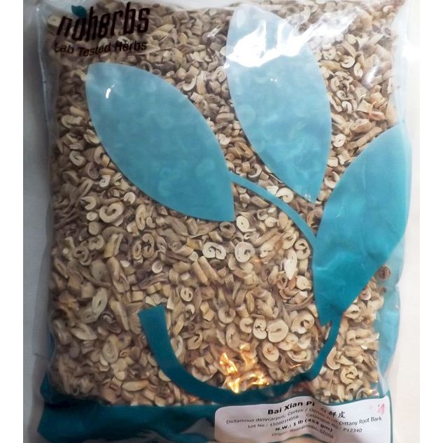 Plum Flower Bai Xian Pi  unsulfured Dictamnus dasycarpus root-bark 500 g/bag by MayWay