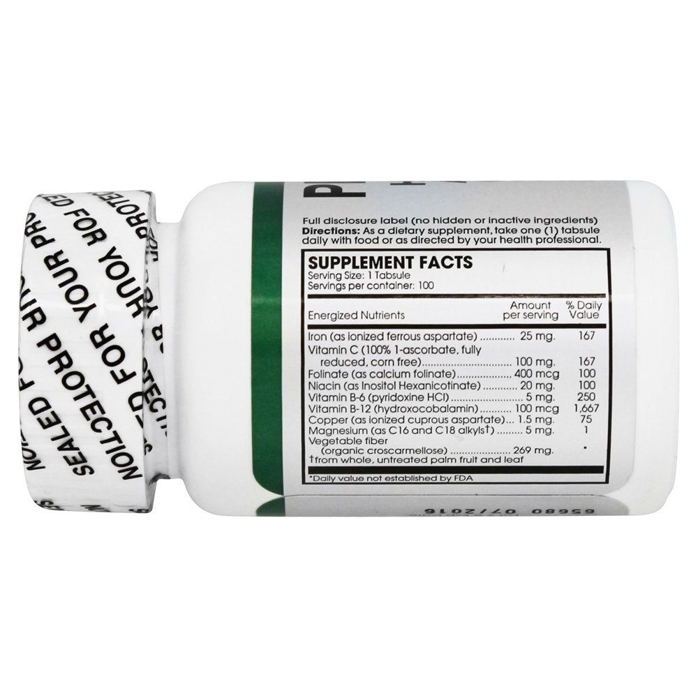 Perque - Hematin Anemia Guard - 100 Tabsule(s) - The Oasis of Health