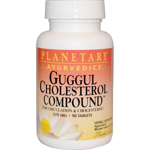 Planetary Ayurvedics - Guggul Cholesterol Compound 375 mg. - 90 Tablets - The Oasis of Health