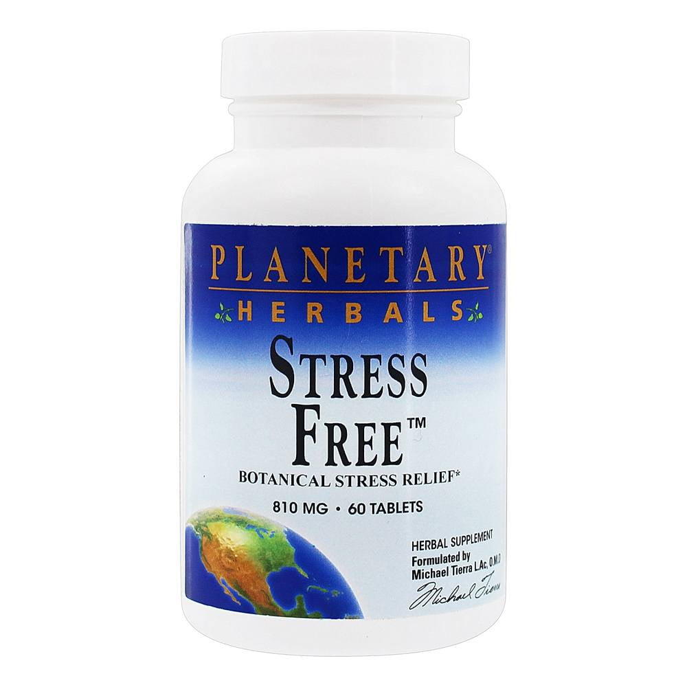 Planetary Herbals - Stress Free 810 mg. - 60 Tablets - The Oasis of Health