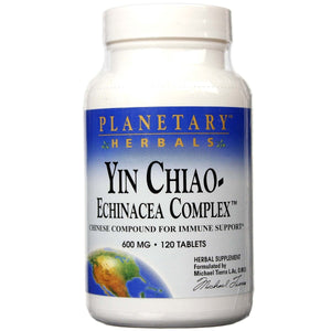 Planetary Herbals - Yin Chiao - Echinacea Complex 600 mg. - 120 Tablets - The Oasis of Health