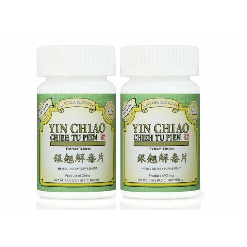 Plum Flower Yin Chiao Chieh Tu Extract, 100 Tablets (2 - Pack) - The Oasis of Health