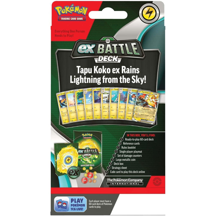 Pokémon TCG: ex Battle Deck (Tapu Koko ex OR Iron Leaves ex) - The Oasis of Health