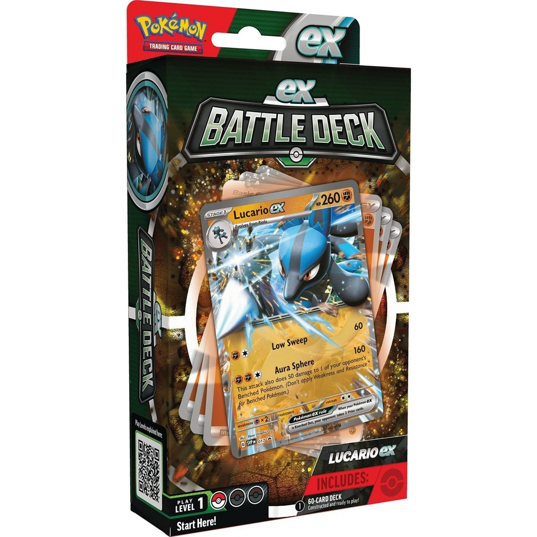 Pokemon TCG: Lucario ex random Battle Deck (Ready - to - Play 60 - Card Deck) - The Oasis of Health