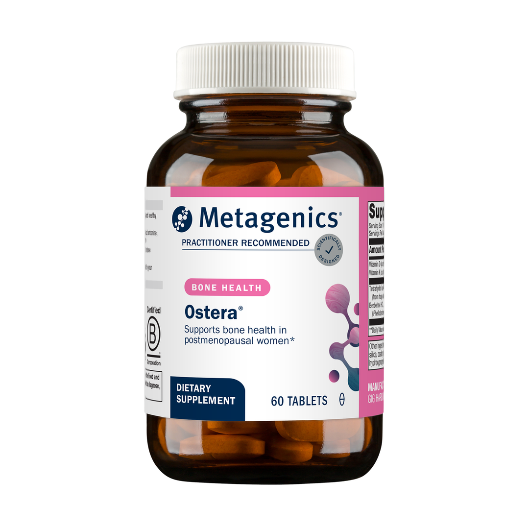 Metagenics Ostera Supplement with Vitamin D, K and Berberine to Promote Healthy Bone Remodeling in Postmenopausal Women - 60 Tablets