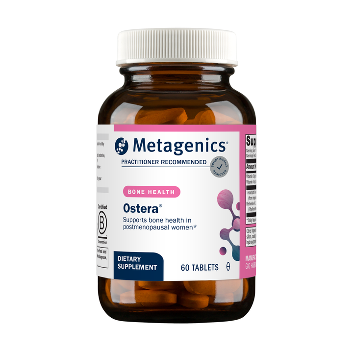Metagenics Ostera Supplement with Vitamin D, K and Berberine to Promote Healthy Bone Remodeling in Postmenopausal Women - 60 Tablets