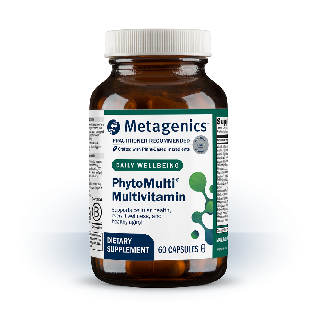 Metagenics PhytoMulti - Daily Multivitamin Supplement with Phytonutrients, Vitamins and Minerals for Multidimensional Health Support - 60 Tablets, 20 Day Supply