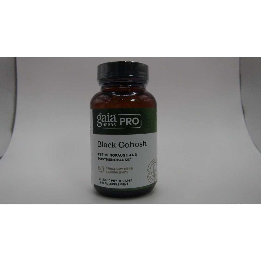 Gaia Herbs Black Cohosh - Menopause Support Supplement to Help Maintain Hormone Balance and Health for Women - 60 Vegan Liquid Phyto-Capsules (30-Day Supply)