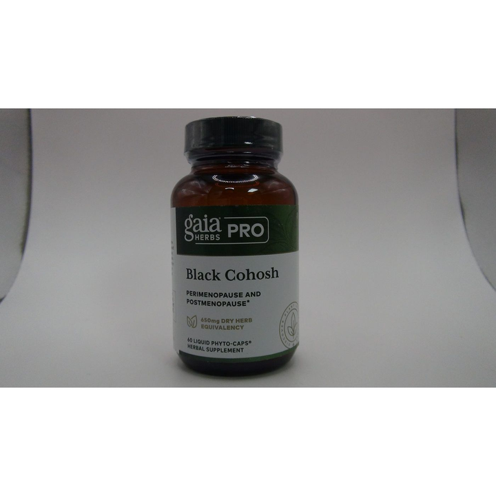 Gaia Herbs Black Cohosh - Menopause Support Supplement to Help Maintain Hormone Balance and Health for Women - 60 Vegan Liquid Phyto-Capsules (30-Day Supply)