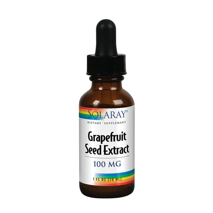 Solaray Grapefruit Seed Extract 100mg 100 Servings 1 Fl. Oz.