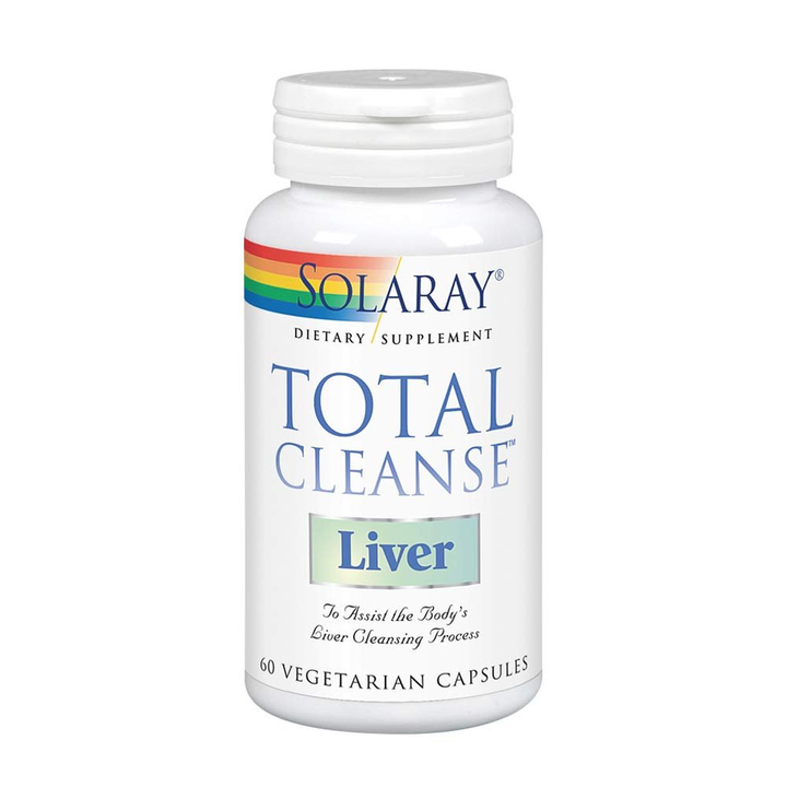 SOLARAY Total Cleanse Liver - Milk Thistle, Dandelion &amp; More for Healthy Cleansing Support - 60 Count (Pack of 1)