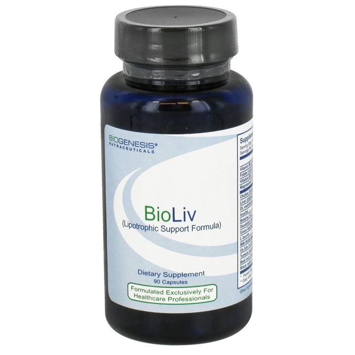 BioGenesis Nutraceuticals - BioLiv Lipotrophic Support Formula - 90 Capsules