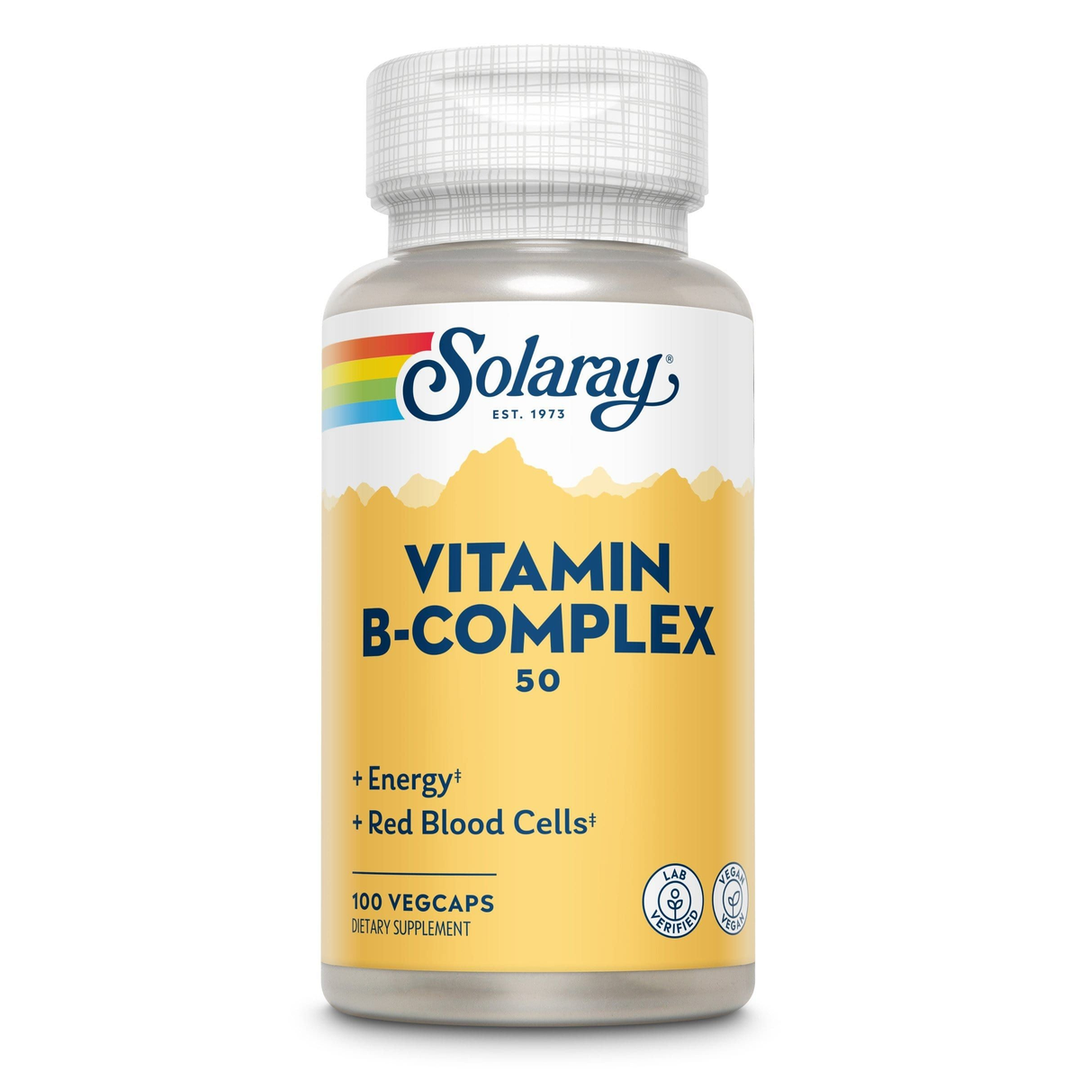SOLARAY B-6 TSTR Supplement, 50mg 60 Count