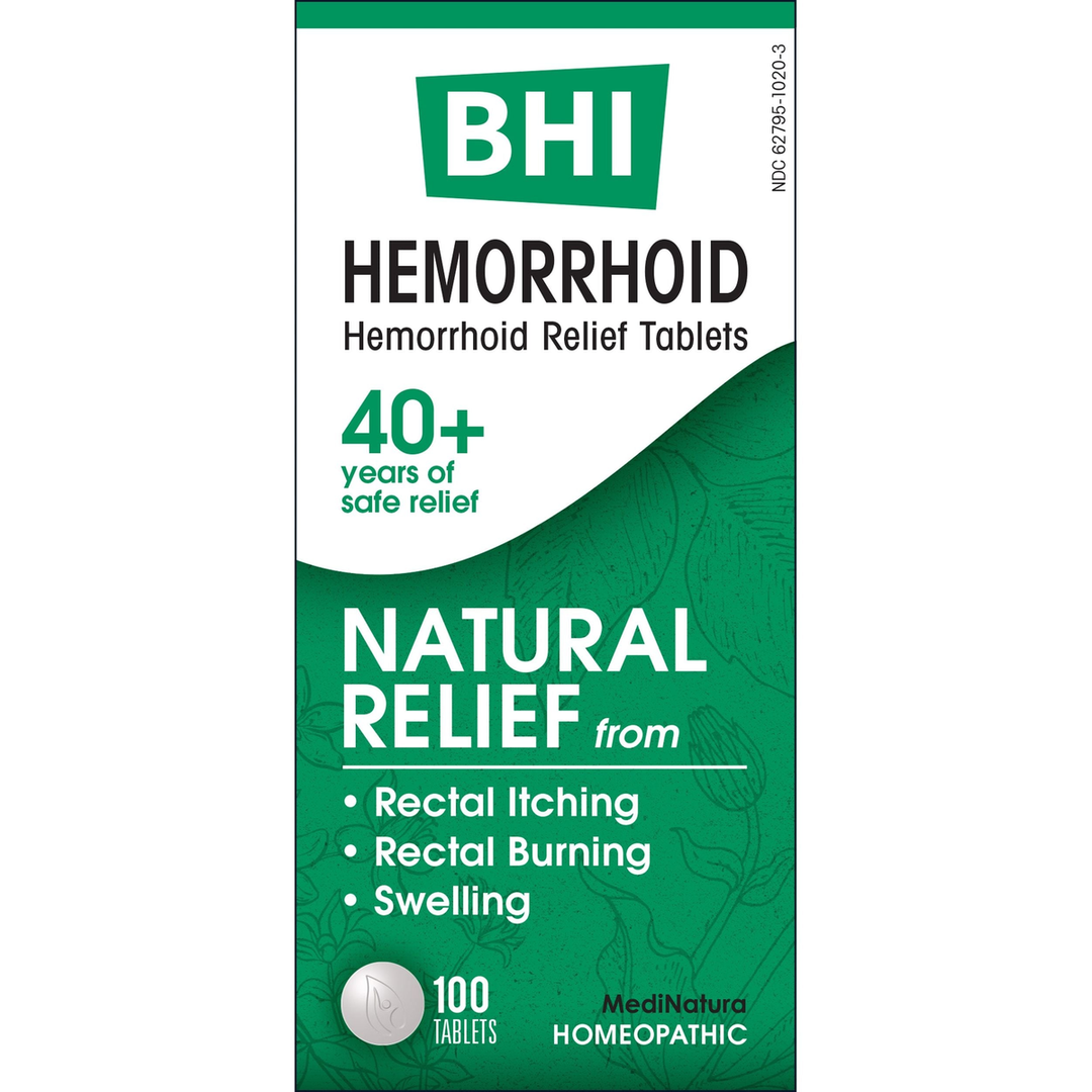 MediNatura BHI Hemorrhoid 100 Tablets