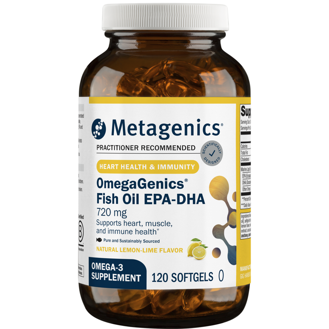 Metagenics OmegaGenics EPA-DHA 720 Lemon 120 gels
