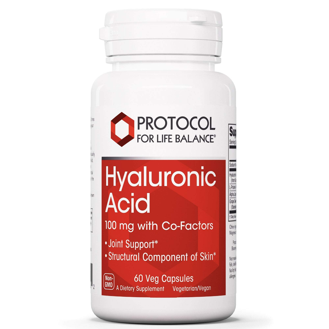 Protocol for Life Balance Hyaluronic Acid 100mg with Co-Factors 60 Vcaps P3155