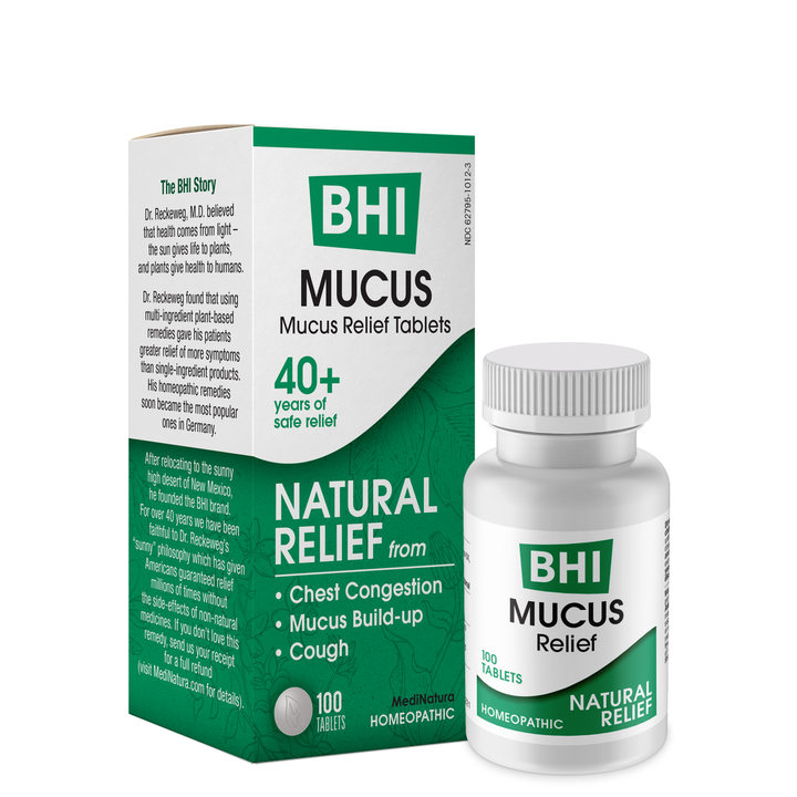 MediNatura BHI Mucus Relief 100 Tablets