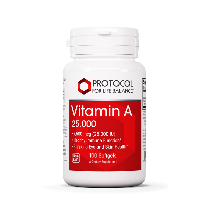 Protocol for Life Balance Vitamin A 25,000 IU 100 Softgels - P0340