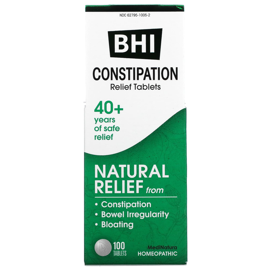 MediNatura BHI Constipation 100 Tablets