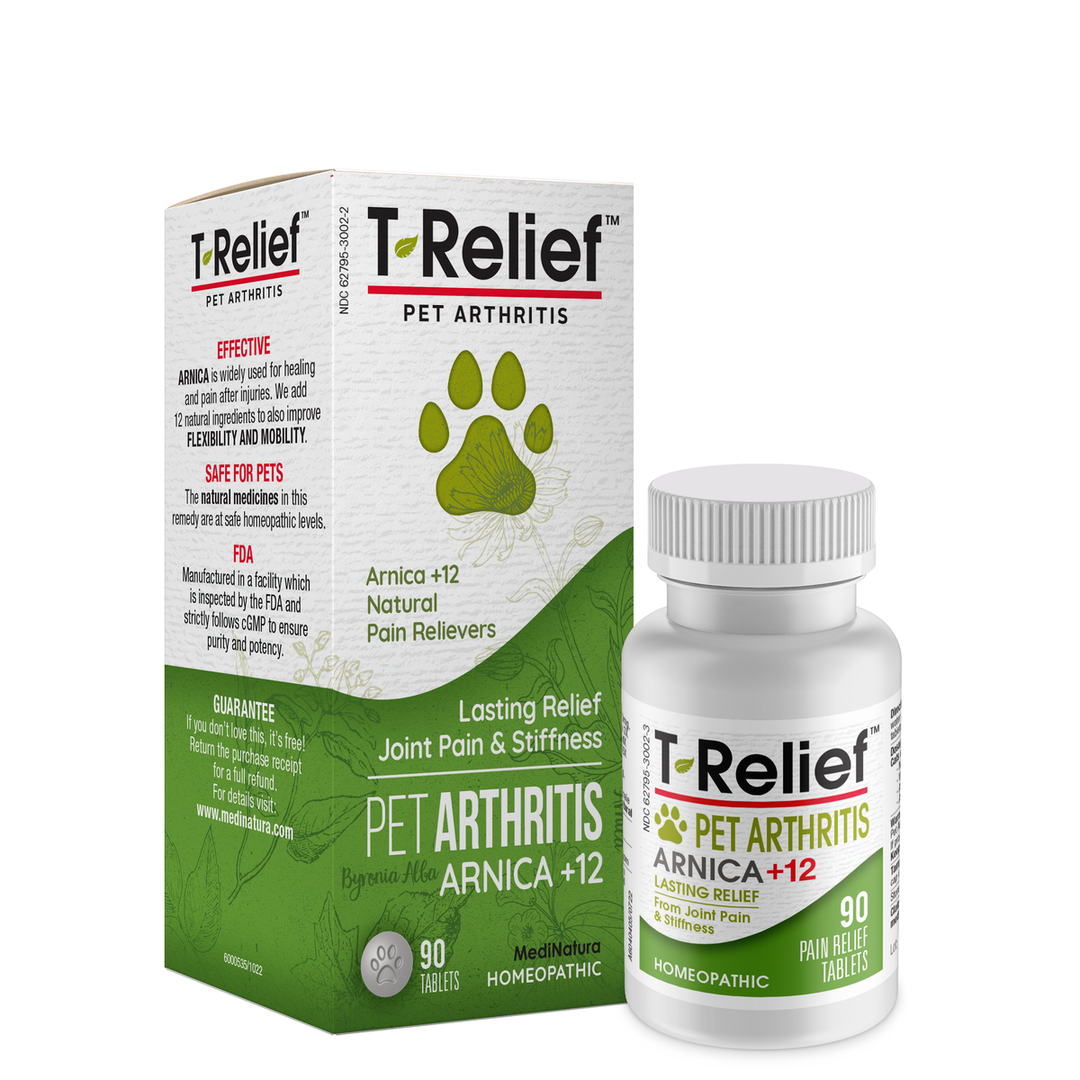 MediNatura T-Relief Pet Arthritis 90 Tablets