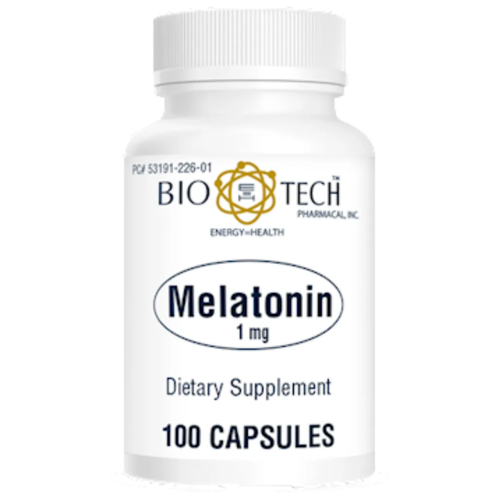 BioTech Melatonin 1mg 100 Capsules