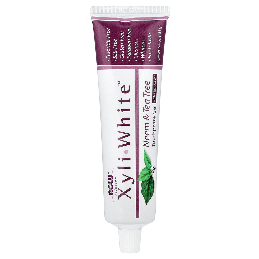 Now Solutions XyliWhite Neem &amp; Tea Tree Mouthwash 16oz - 8103