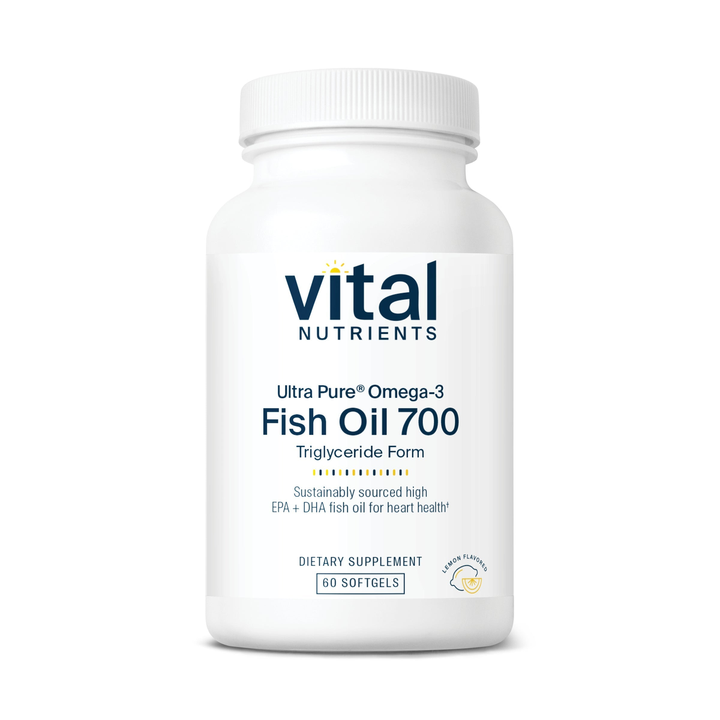 Vital Nutrients Ultra Pure Fish Oil 700 60 Softgels