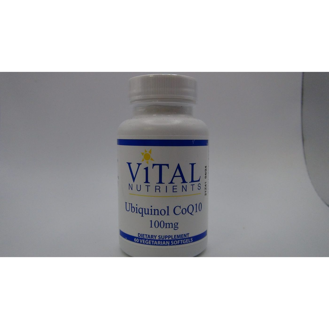 Vital Nutrients Ubiquinol CoQ10 100mg 60 Vcaps