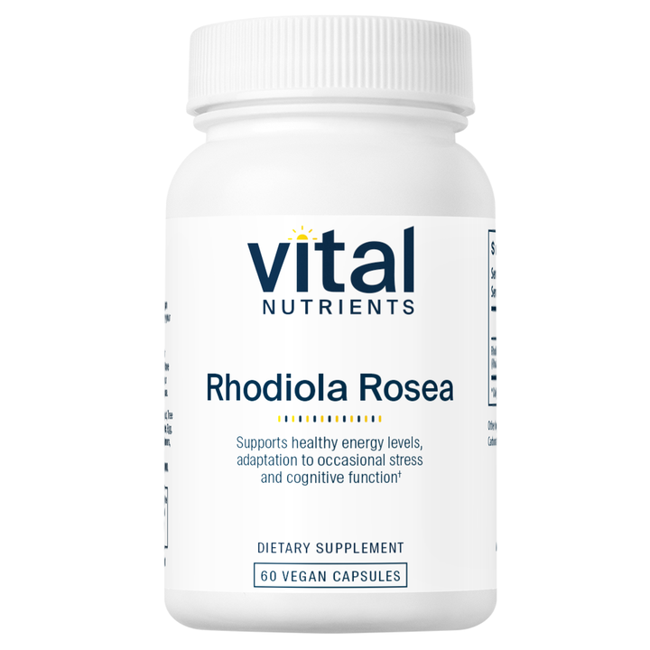 Vital Nutrients Rhodiola Rosea 3% 200mg 60 Vcaps