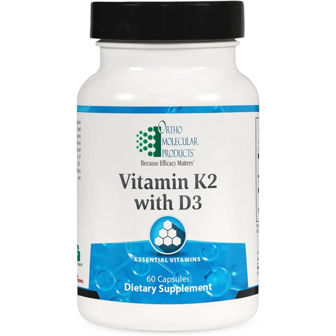 Ortho Molecular Vitamin K2 With D3 60 Capsules - 2 Pack