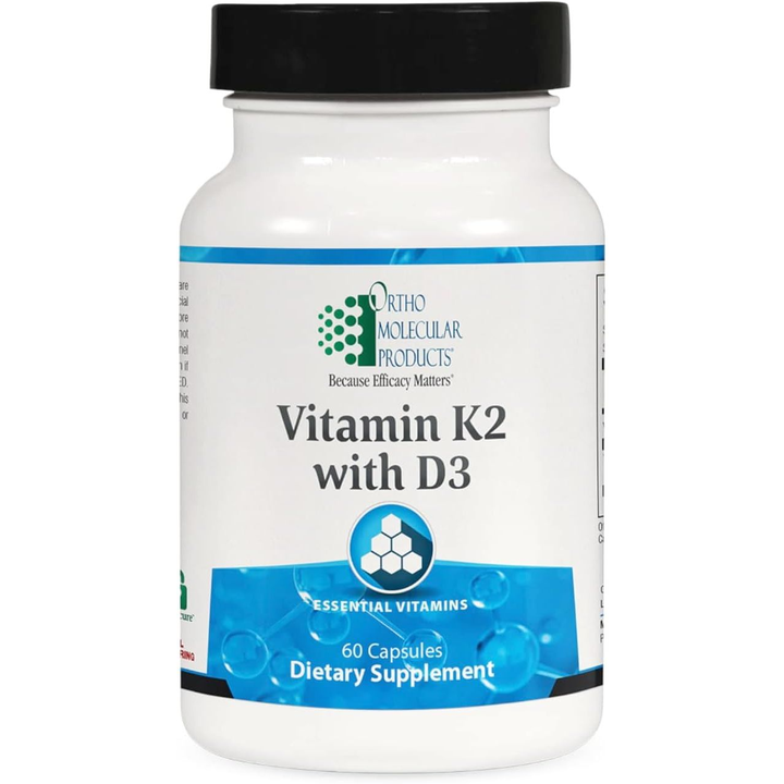 Ortho Molecular Vitamin K2 With D3 60 Capsules - 2 Pack