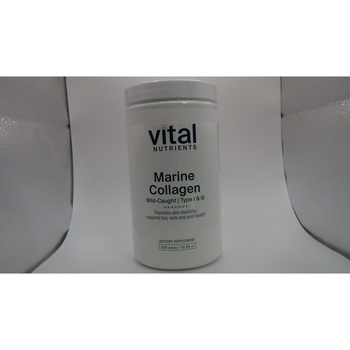 Vital Nutrients Marine Collagen Type I &amp; III 300 Grams 30 Servings