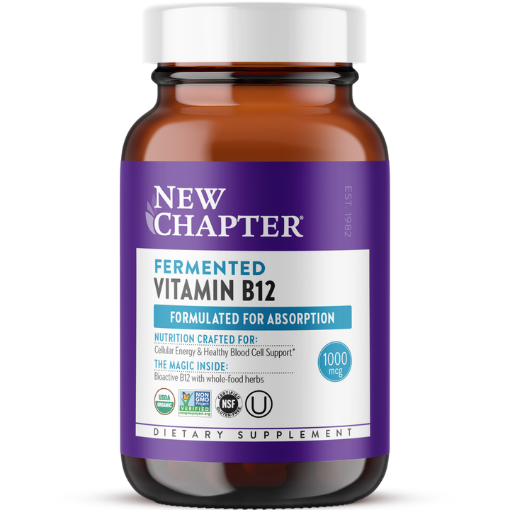 New Chapter Fermented Vitamin B12 30 Tablets
