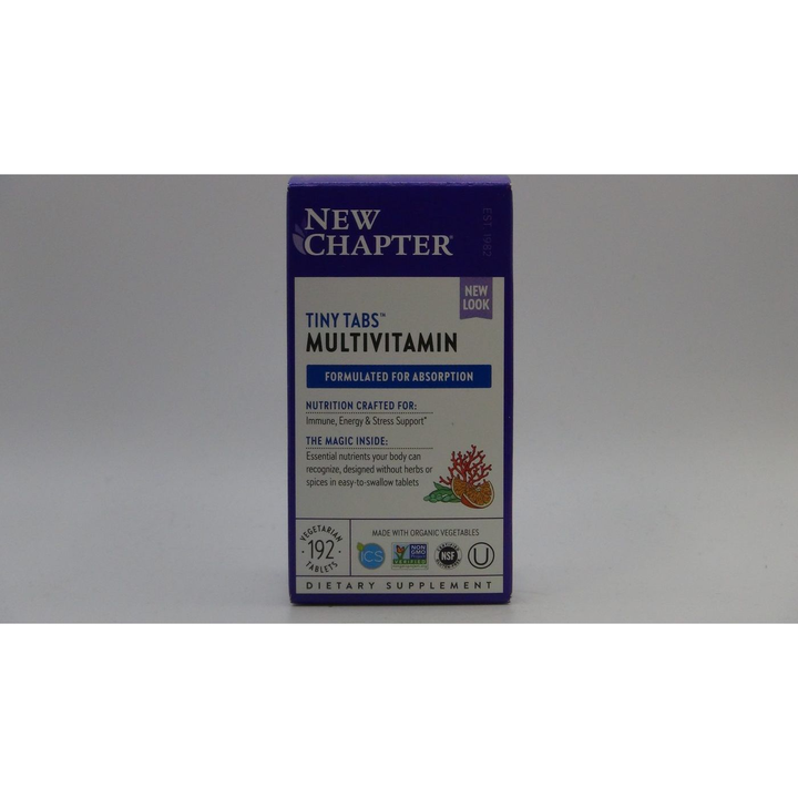 New Chapter Tiny Tabs Multivitamin 192 Vtabs
