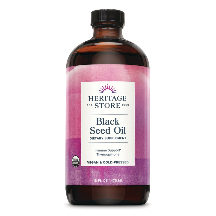 Heritage Black Seed Oil Organic 16oz
