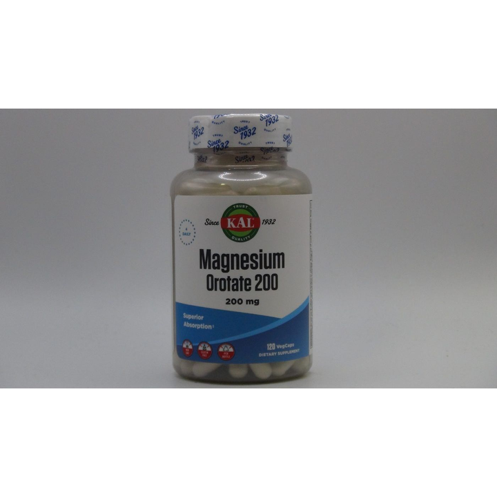 KAL Magnesium Orotate 200 mg 120 Vcaps