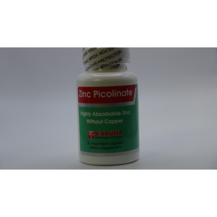 Karuna Zinc Picolinate 25mg 60 Vcaps